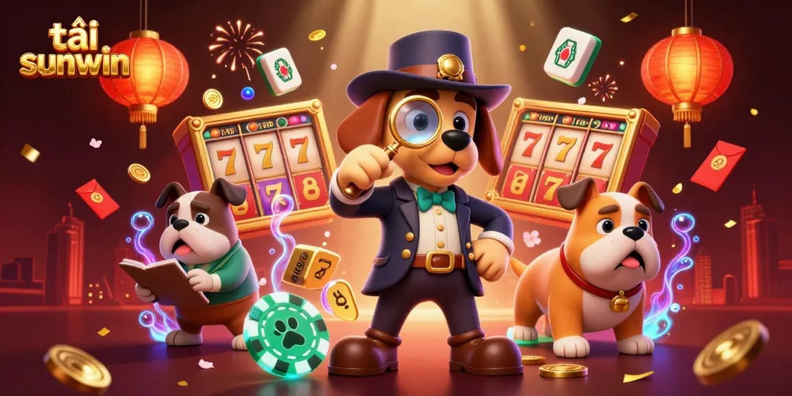Examine the golden poker chip clues while playing tải sunwin with vibrant gaming elements.
