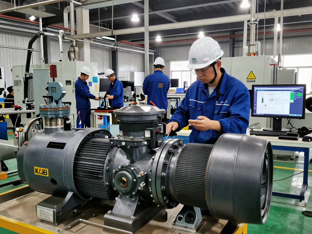Inspección de Bombas KSB Venezuela en una planta industrial moderna