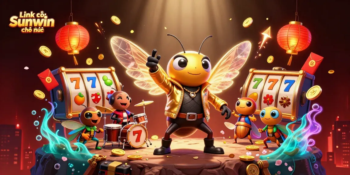 Experience thrilling wins with Link vào Sunwin chính thức as the cicada rock star leads an exciting casino scene.