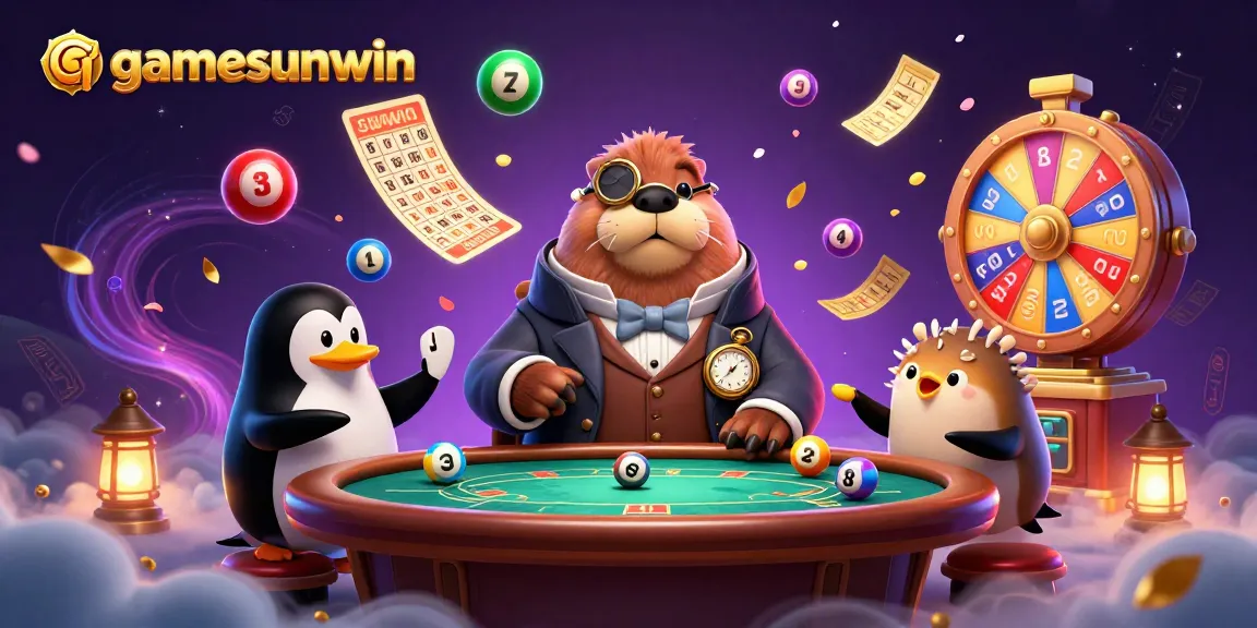 Engage in thrilling gamesunwin action with a sophisticated walrus and colorful exciting lottery elements.